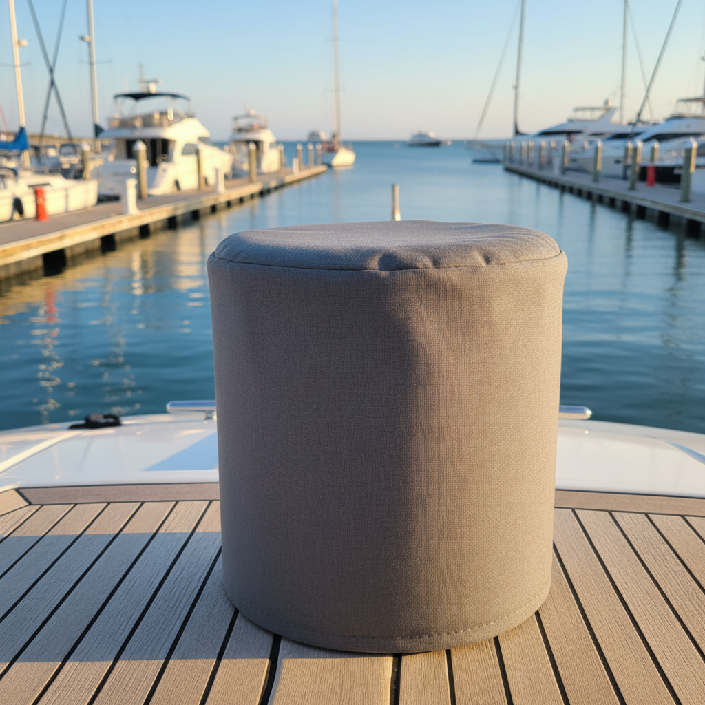Custom Sailboat Winch Covers made with Sunbrella® or Top Notch 9 - FREE SHIPPING - UV Protective Marine Guard with Lifetime PTFE Thread
