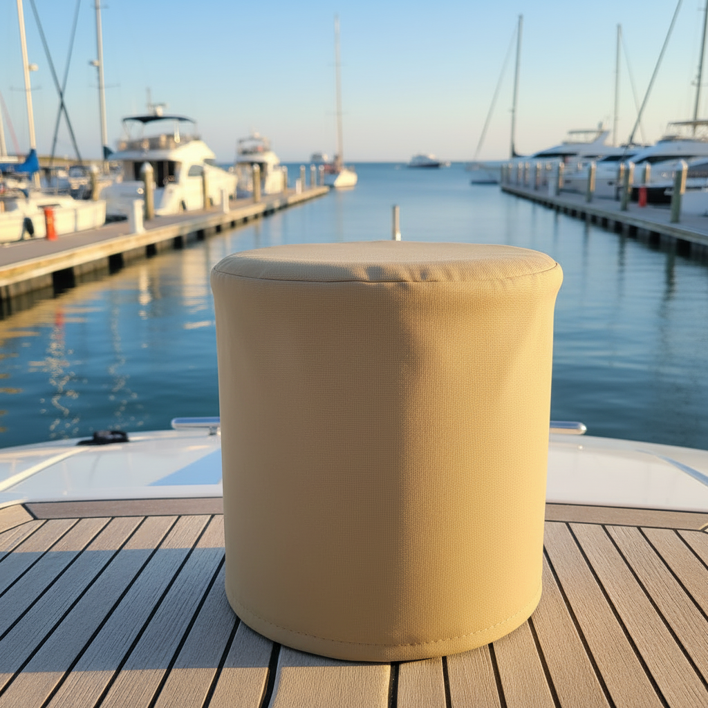 Custom Sailboat Winch Covers made with Sunbrella® or Top Notch 9 - FREE SHIPPING - UV Protective Marine Guard with Lifetime PTFE Thread