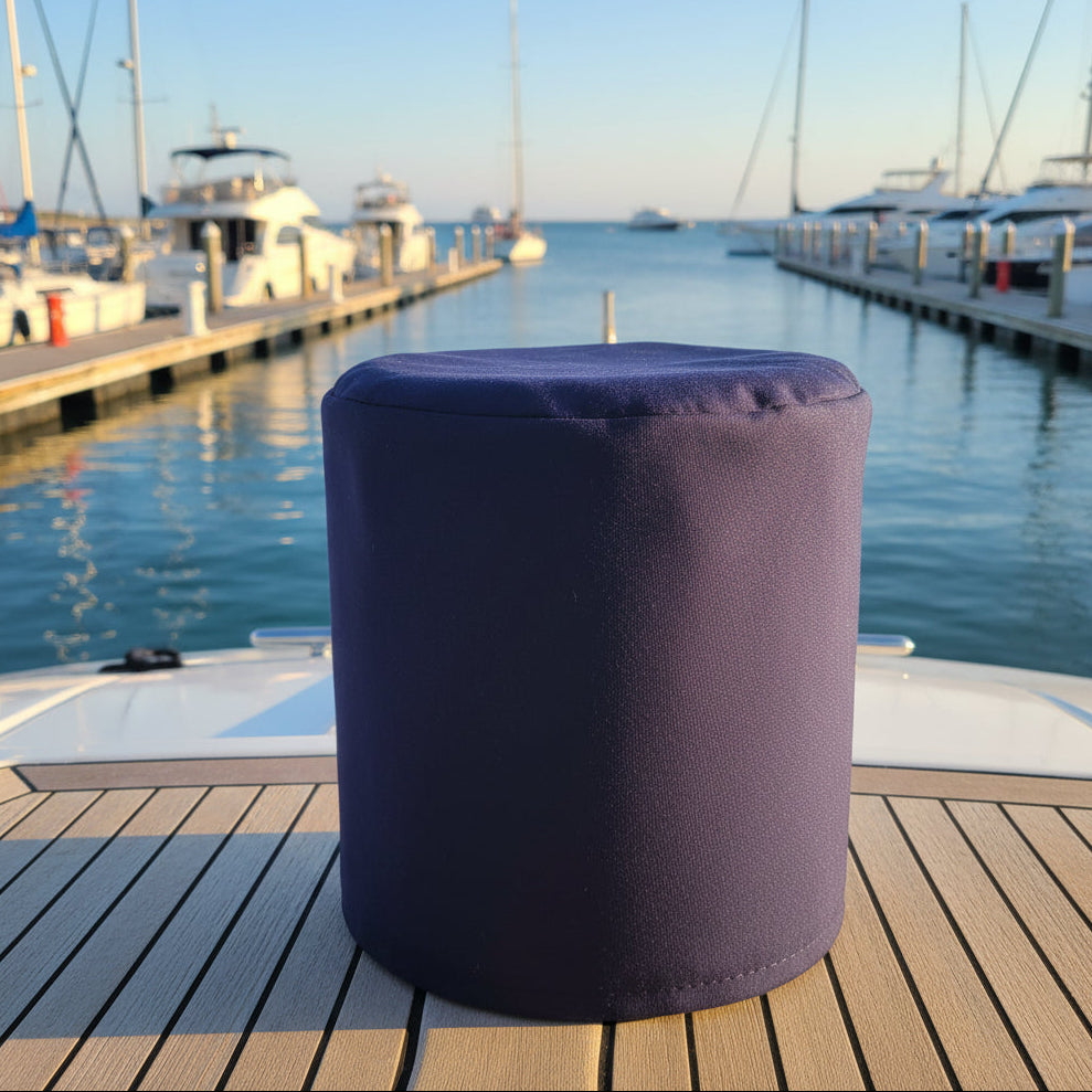 Williams Quality Covers - Large Winch Cover - Navy - hand crafted in Washington State