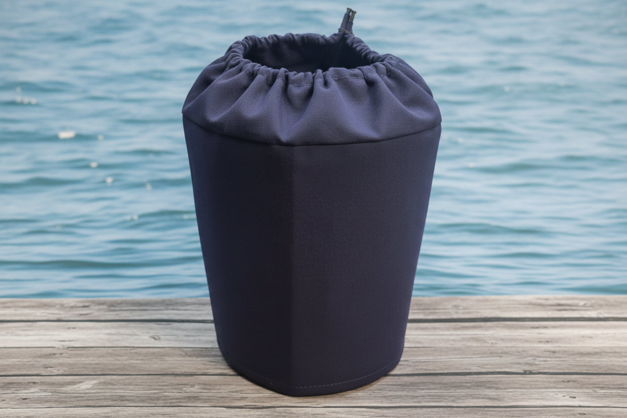 Custom Sailboat Winch Covers made with Sunbrella® or Top Notch 9 - FREE SHIPPING - UV Protective Marine Guard with Lifetime PTFE Thread